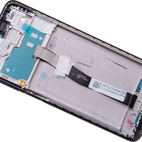 Γνήσια Οθόνη Και Μηχανισμός Αφής Με Πλαίσιο Xiaomi Redmi Note 9 Pro Μπλε 560005J6B200 (Service Pack)