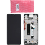 Γνήσια Οθόνη LCD και Μηχανισμός Αφής με Πλαίσιο για Xiaomi Mi 10T Lite 5G 5600040J1700 Μαύρο (Service Pack)