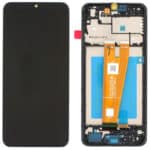 Γνήσια Οθόνη LCD Και Μηχανισμός Αφής Με Πλαίσιο για Samsung Galaxy A04 2022 A045 GH81-22731A Μαύρο