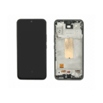 Γνήσια Οθόνη LCD Και Μηχανισμός Αφής Με Πλαίσιο για Samsung Galaxy A54 5G A546 Μαύρο Service Pack