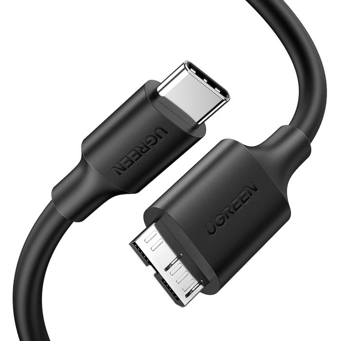 0097911 Καλώδιο USB-C 3.1 σε Micro USB 3.0 M/M UGREEN US312 20103 1m Μαύρο - Image 1