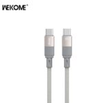 Καλώδιο Φόρτισης WK WDC-46 USB-C σε USB-C PD 65W 1m Γκρι