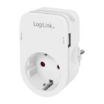 Πρίζα Ασφαλείας LogiLink PA0247 με 2 Θύρες USB