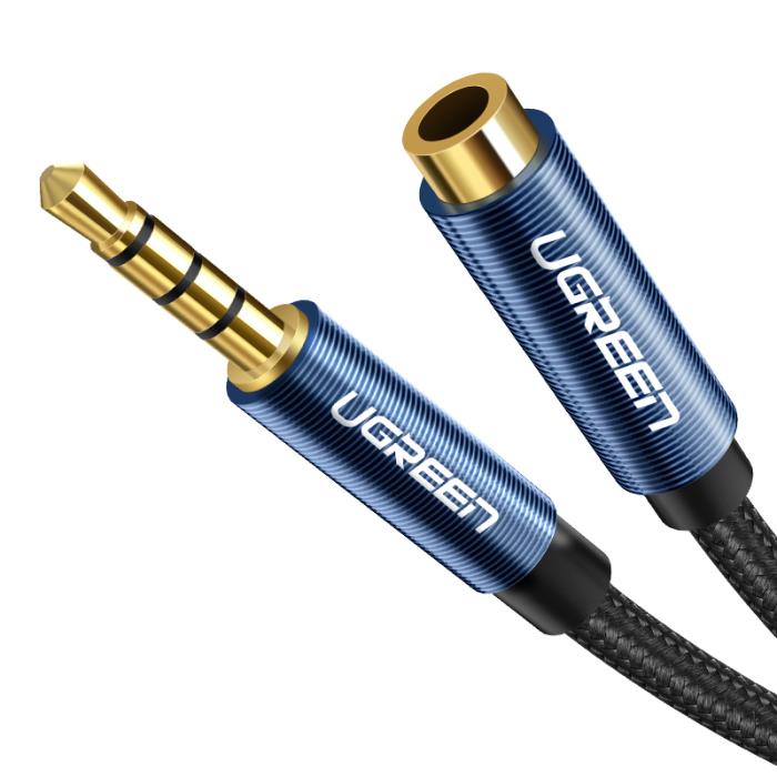 ugreen-av118-40674-audio-extension-1-5m-black.jpg Προέκταση καλωδίου ήχου UGREEN AV118 3.5mm αρσενικό σε θηλυκό μήκους 1.5 μέτρο