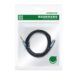 Καλώδιο Ήχου 3.5mm M/F UGREEN AV118 40674 1.5m Μαύρο - Image 3