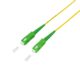 Κίτρινο καλώδιο οπτικής ίνας Logilink FPSSC20 20 μέτρα με πράσινους συνδέσμους SC/APC
