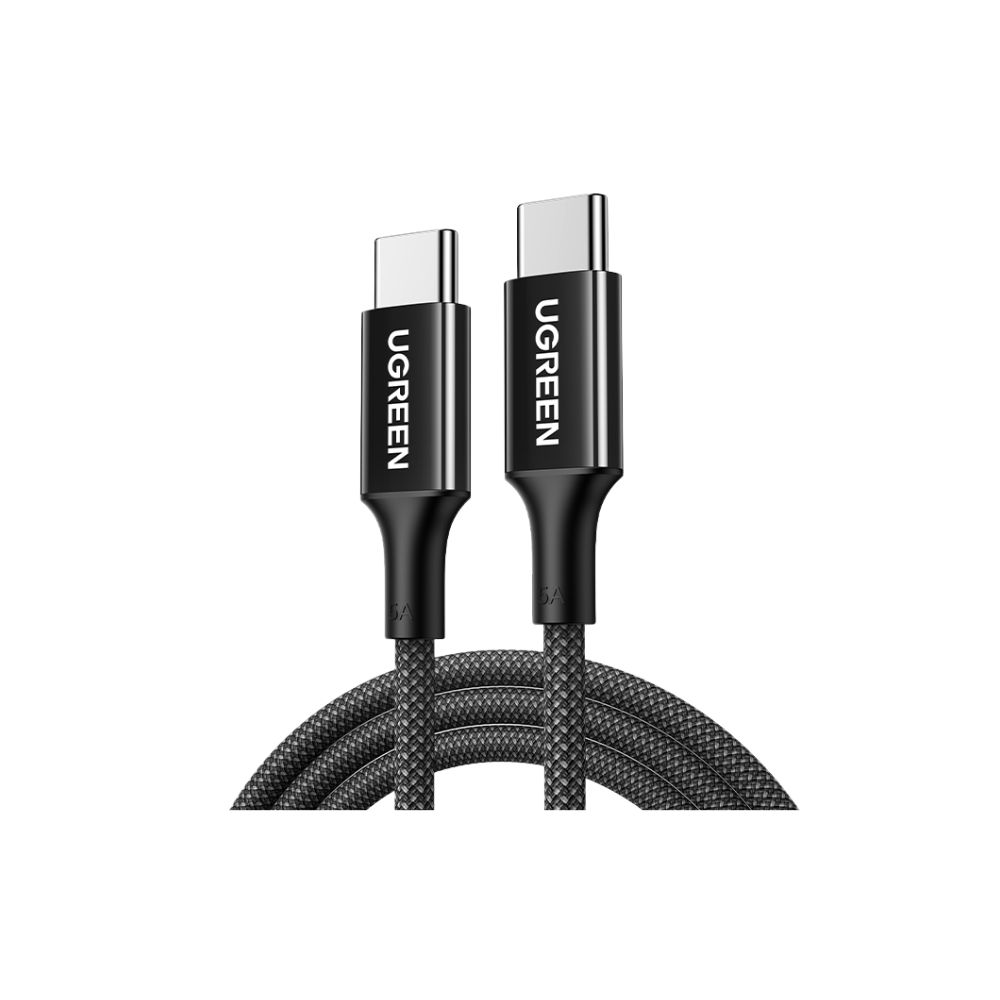0284205 Καλώδιο Φόρτισης UGREEN L502 65249 USB-C σε USB-C PD 100W 1m Μαύρο - Image 1