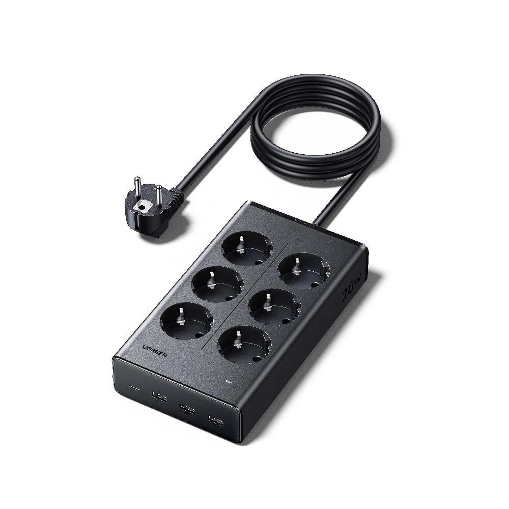 0285968 Πολύμπριζο 6 Θέσεων GaN PD 20W UGREEN S622 75141 1.5m - Image 1