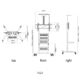 Βάση Τηλεόρασης Επιδαπέδια Focus Mount T622 32"-85" έως 90kg - Image 3
