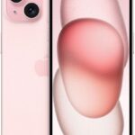 Το Apple iPhone 15 σε μαύρο χρώμα με το Dynamic Island σε λειτουργία