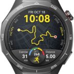 Huawei Watch GT 5 Pro Titanium 46mm Αδιάβροχο με Παλμογράφο (Μαύρο)