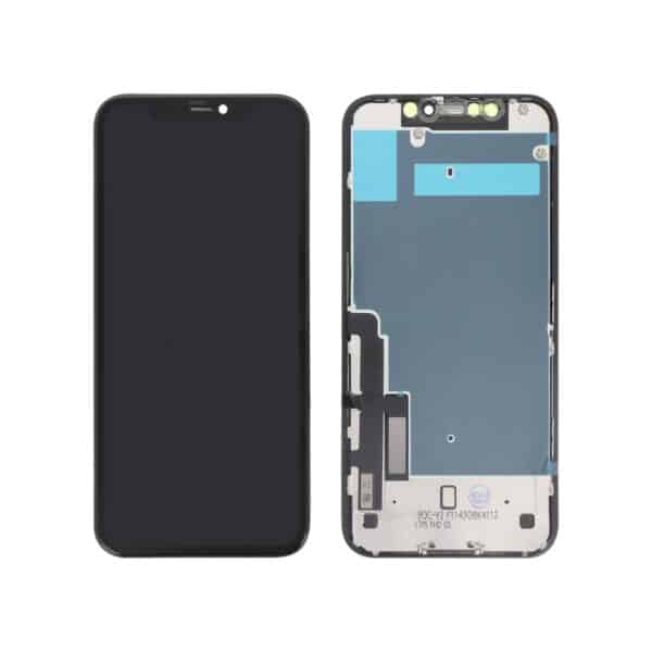 Οθόνη LCD iPhone 11 BOLT Complete Screen με μηχανισμό αφής — μπροστινή και πίσω όψη ανταλλακτικού