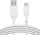 Belkin Braided USB 2.0 Cable USB-C male - USB-A 15W Λευκό 1m - Image 4