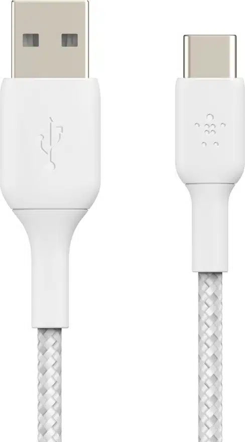 20210303161715_7af3f526 Belkin Braided Καλώδιο USB-C USB-A Λευκό 1m με φόρτιση 15W, αντοχή 30.000 bends και πιστοποίηση USB-IF