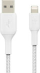 Belkin Coated Mfi Cert USB to Lightning Cable Λευκό 1m - Image 2