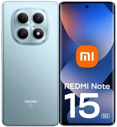 Xiaomi Redmi Note 15 5G Glacier Blue 8/256GB με οθόνη AMOLED 6,77 ιντσών 120Hz και κάμερα 108MP