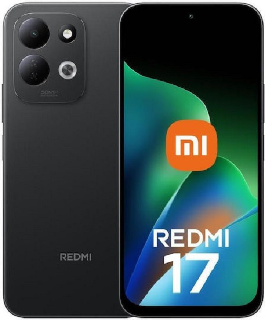 xiaomiredmi174gdualsim4gb128gbmayro Xiaomi Redmi 17 4G Dual SIM (4/128GB) Μαύρο - Image 1