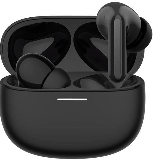 xiaomiredmibuds8bluetoothhandsfreeakoustikameantochistonidrotakaithikifortisismayra Xiaomi Redmi Buds 8 Bluetooth Handsfree Ακουστικά με Αντοχή στον Ιδρώτα και Θήκη Φόρτισης Μαύρα - Image 1