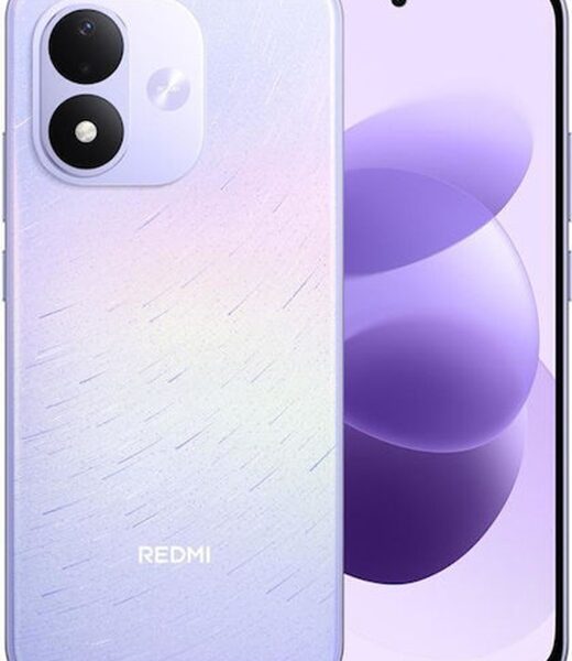 Redmi Note 17 4G 256GB Celestial Purple, πρόσοψη και πίσω όψη