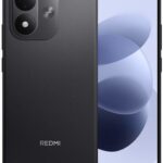 Redmi Note 17 4G 256GB μαύρο, πρόσοψη και πίσω όψη